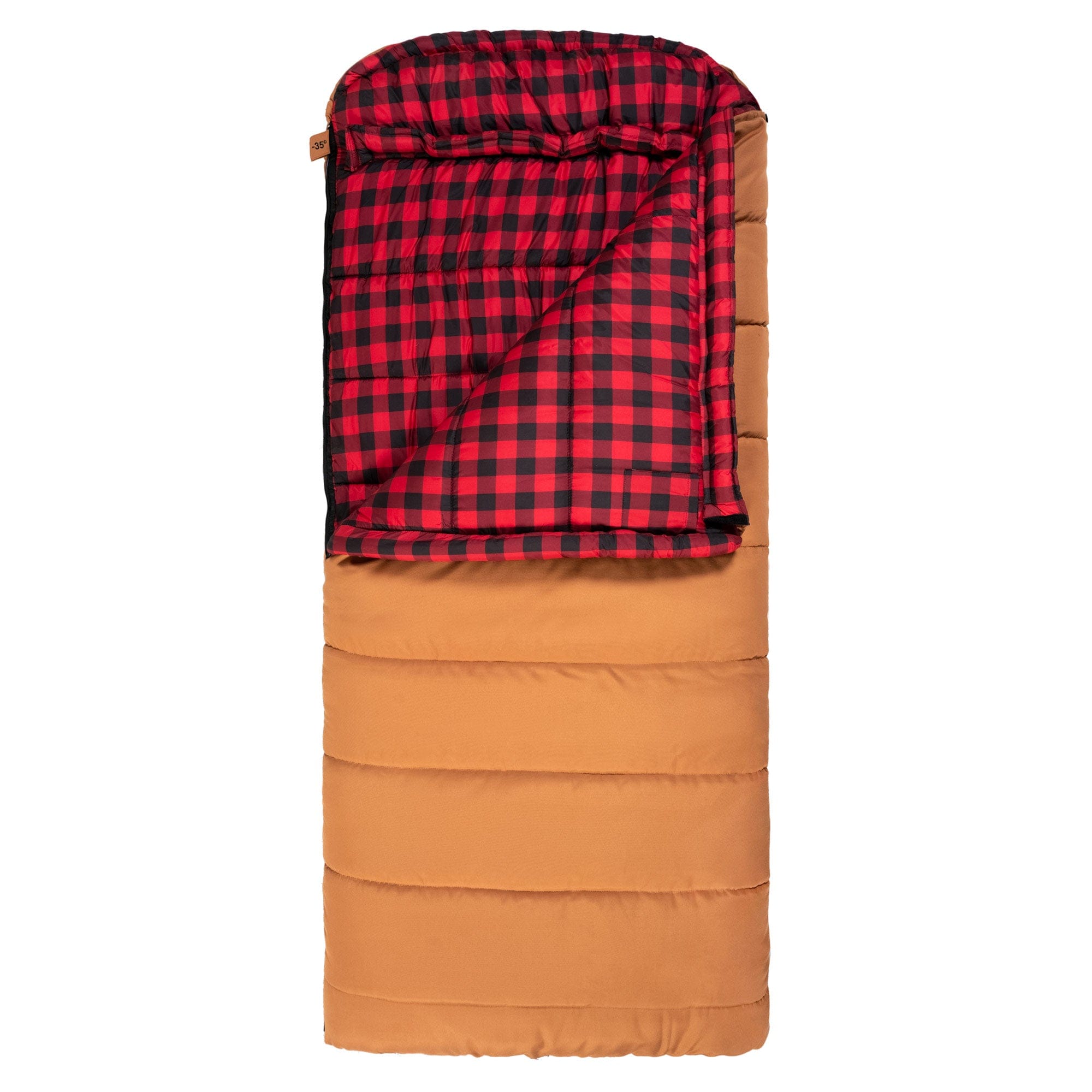 TETON Sports Bridger -35˚F Canvas Sleeping Bag Pecan & Fox 10011