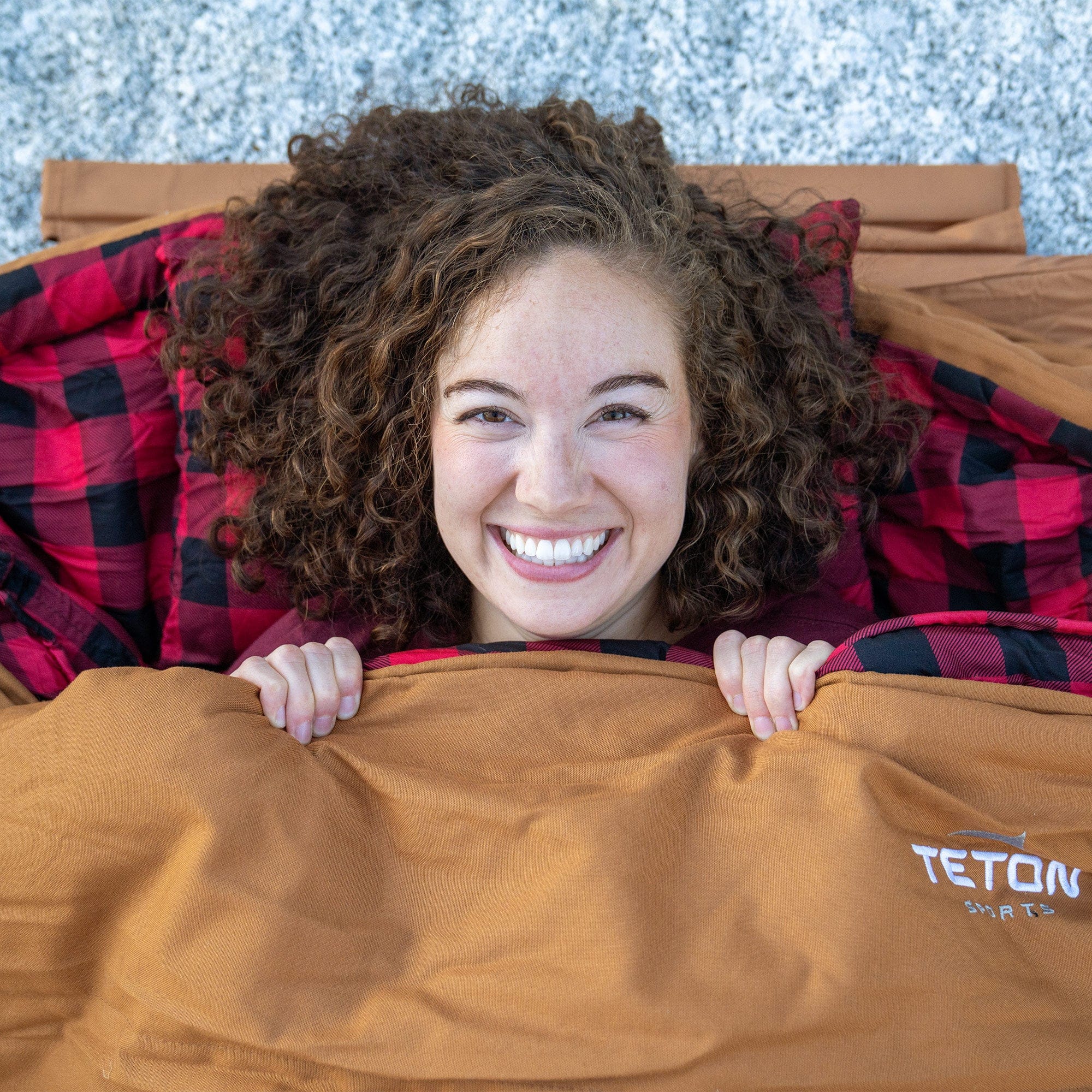 TETON Sports Bridger -35˚F Canvas Sleeping Bag with Cotton Flannel Lining 10111