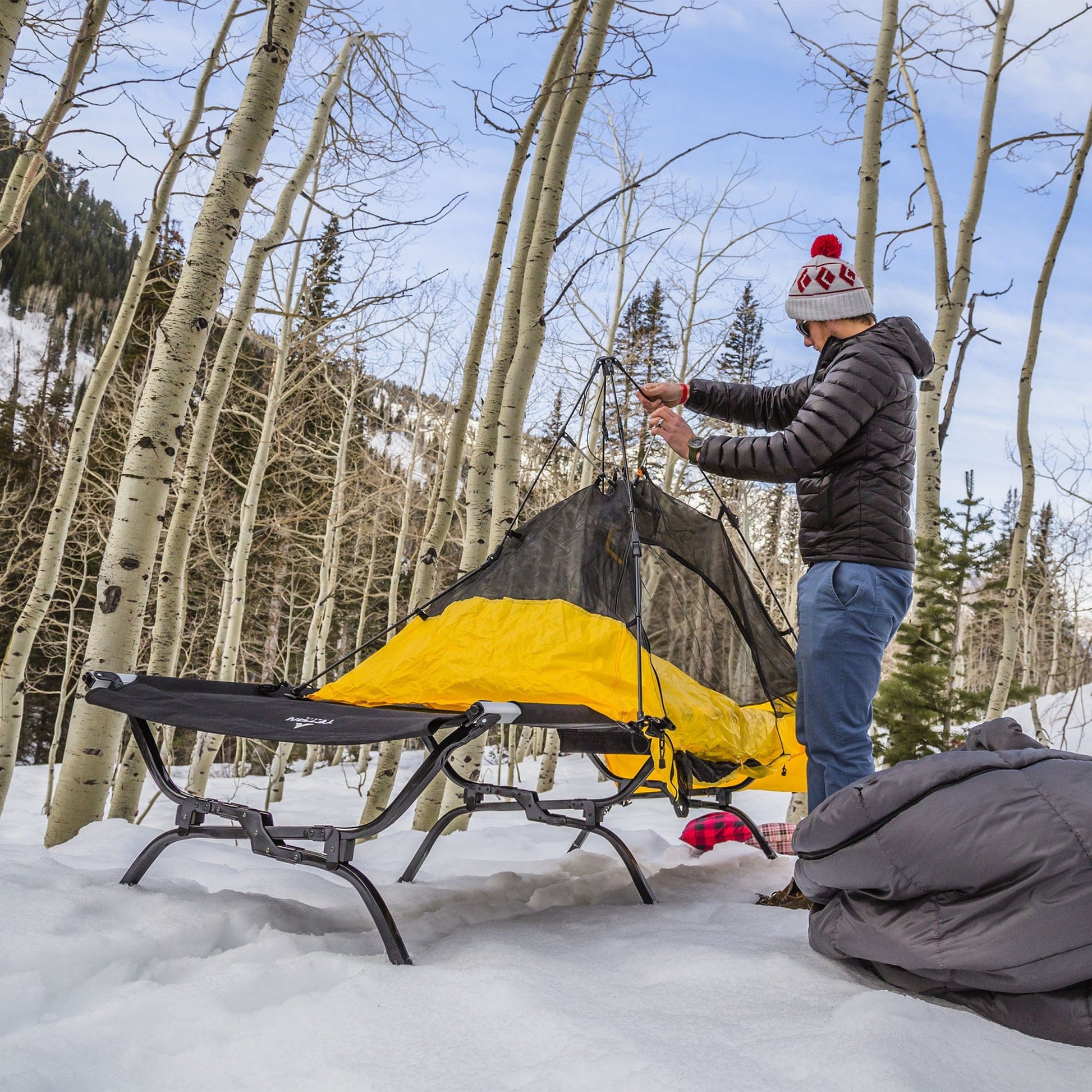 cot in tent Teton Sports Outfitter XXL Camp Cot