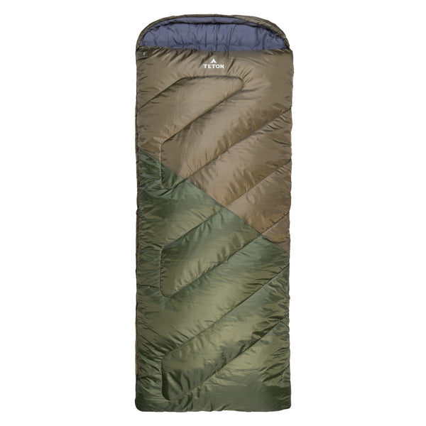 Celsius Ivy sleeping bag with Teton brand on a white background
