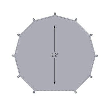 TETON Sports Sierra Tent Footprint 12' Diameter 2012FP
