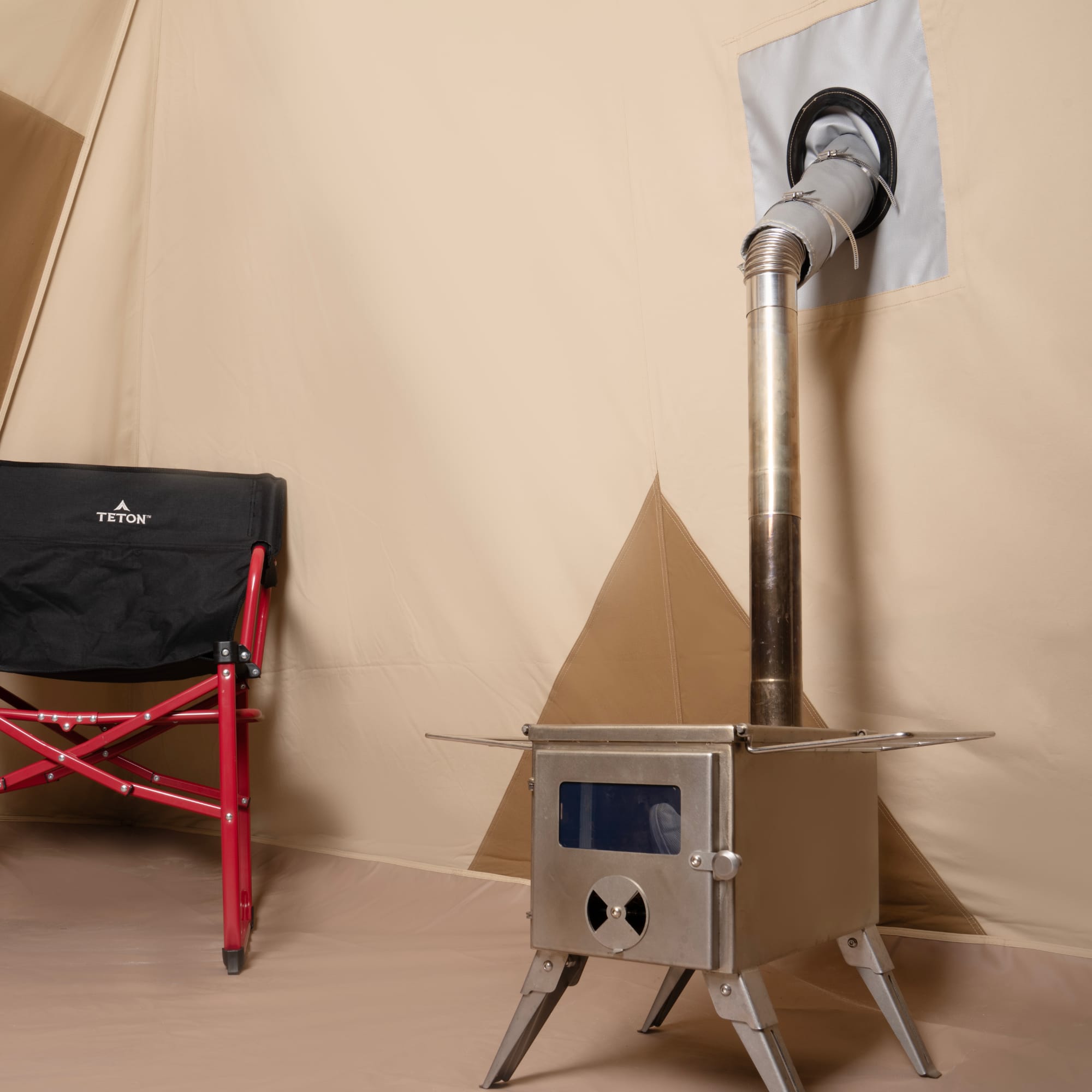 Mesa 10' Canvas Tent with Stove Jack – Teton Gear