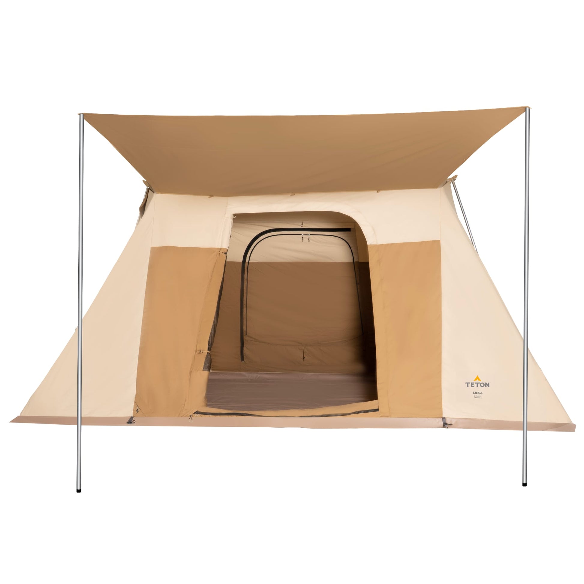 TETON Sports Mesa 14 with Stove Jack 6 Person Tent Brown