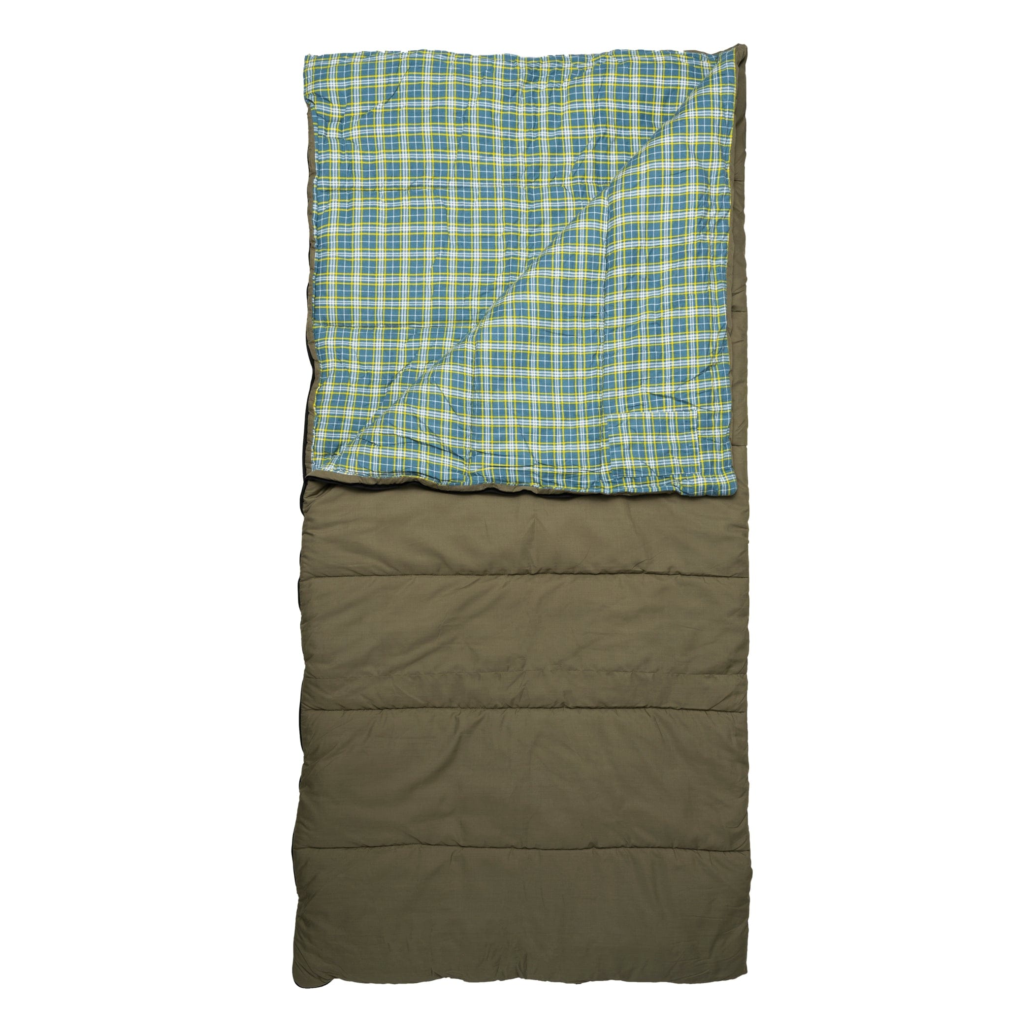 TETON Sports Evergreen 0˚F Sleeping Bag Olive & Stone 2221LSOLST