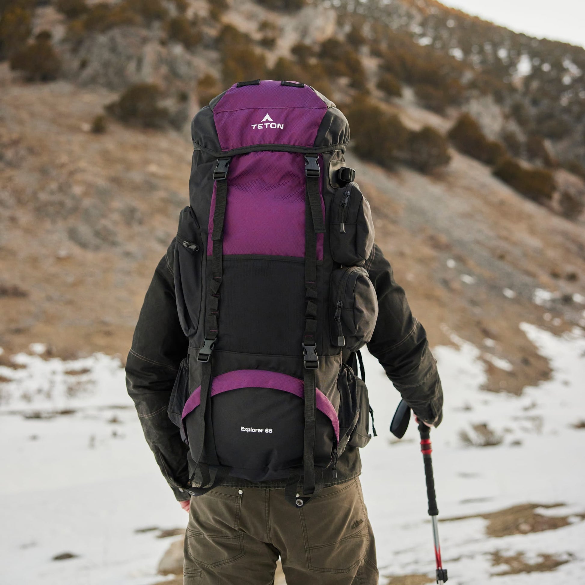 TETON Sports Explorer 75L Backpack Black 2107SCBK