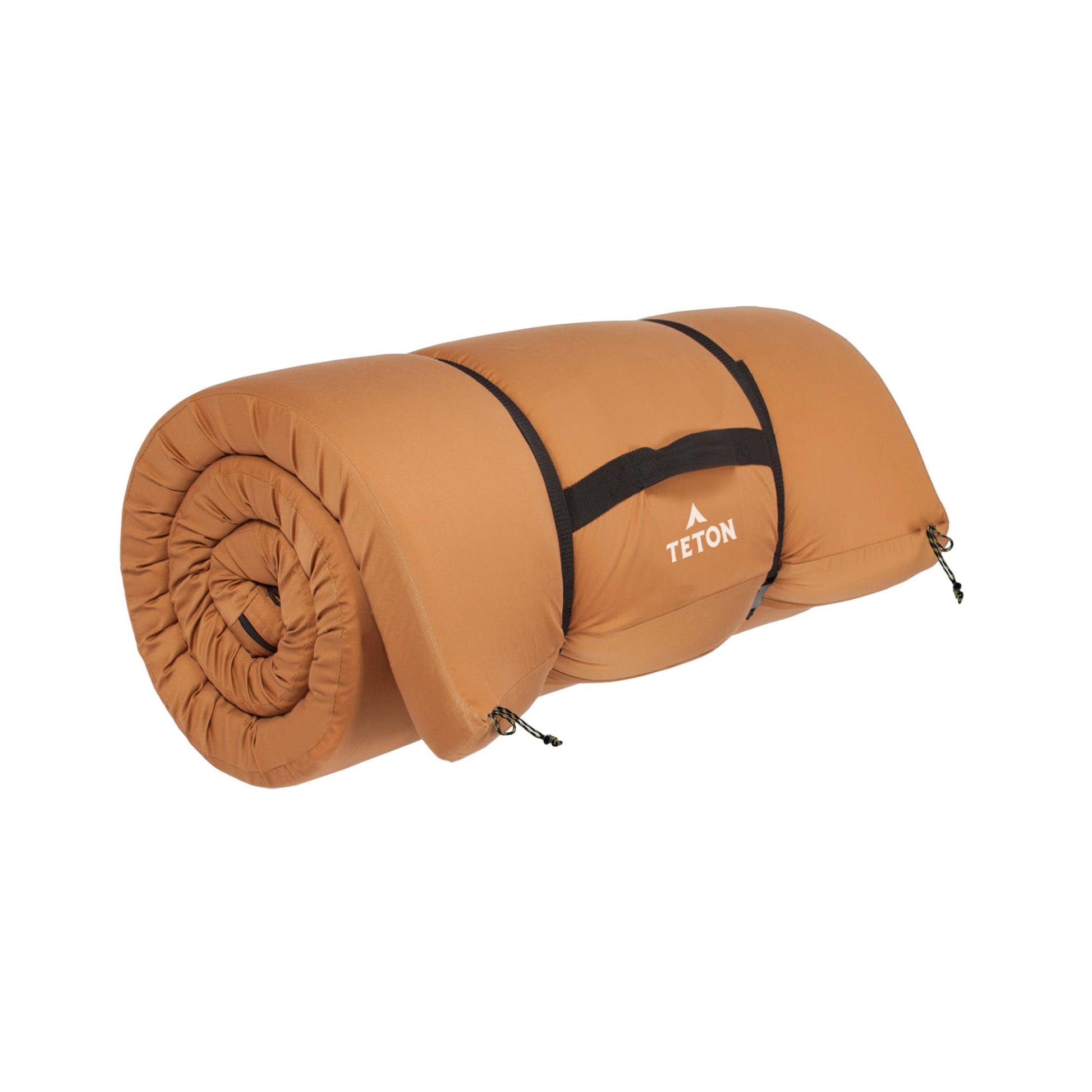 rolled up Large Brown Canvas Camping Pad