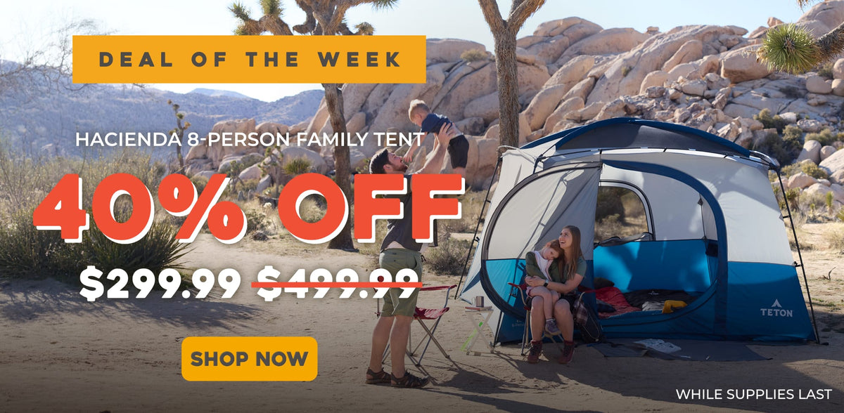 40% OFF TETON Family Tent: $299.99