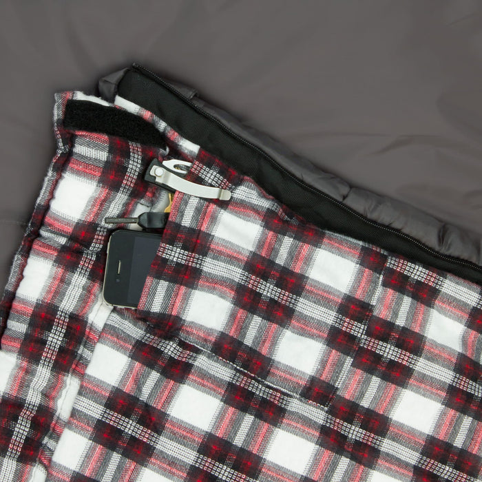 Two-way zipper for ventilation