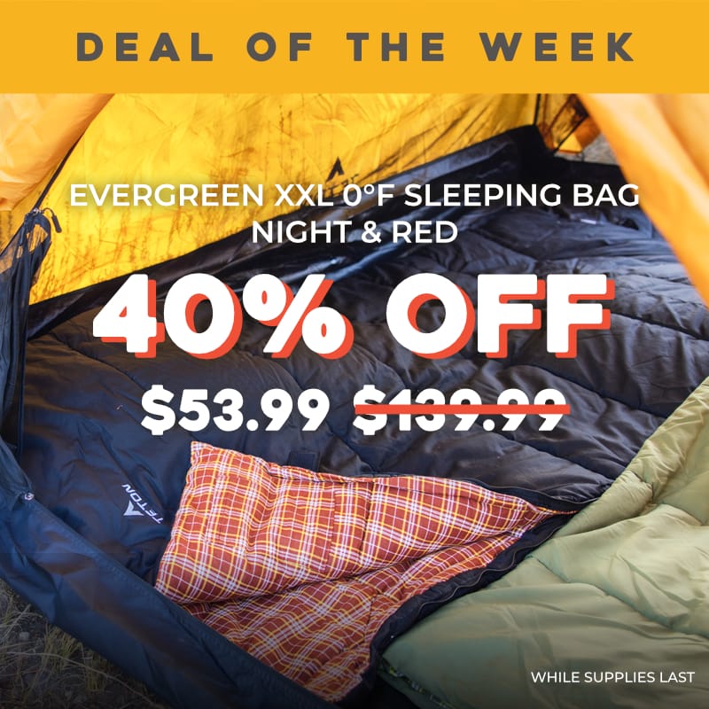 THIS WEEK ONLY: SLEEPING BAG DEAL