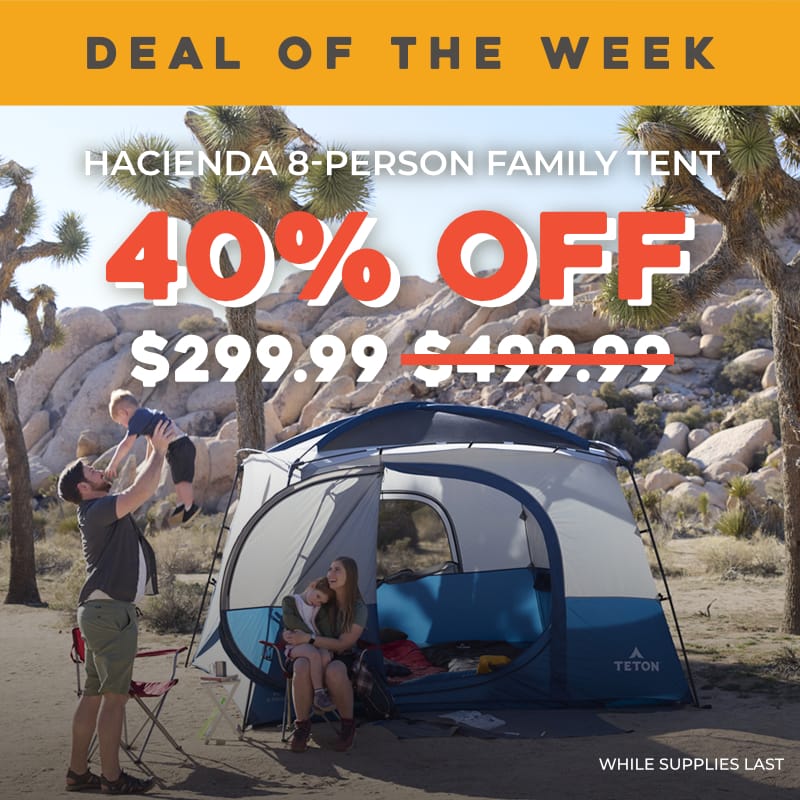 40% OFF TETON Family Tent: $299.99