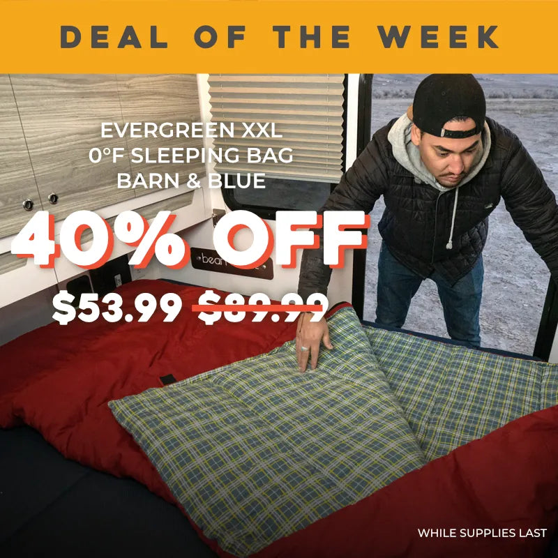 EVERGREEN 0°F SLEEPING BAG DEAL