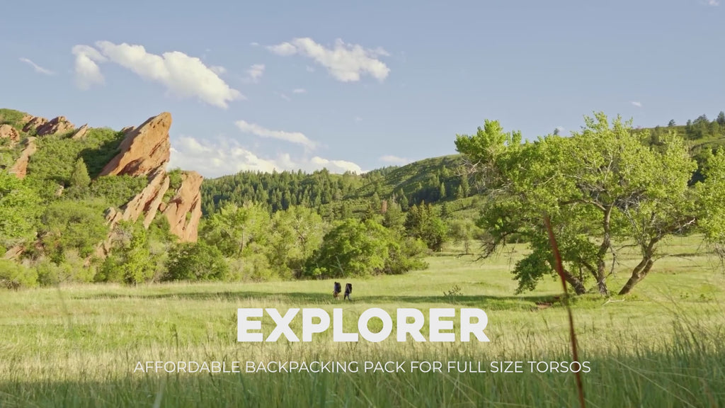 Explorer hiking backpack video