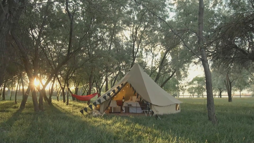 Teton Sierra canvas tent video