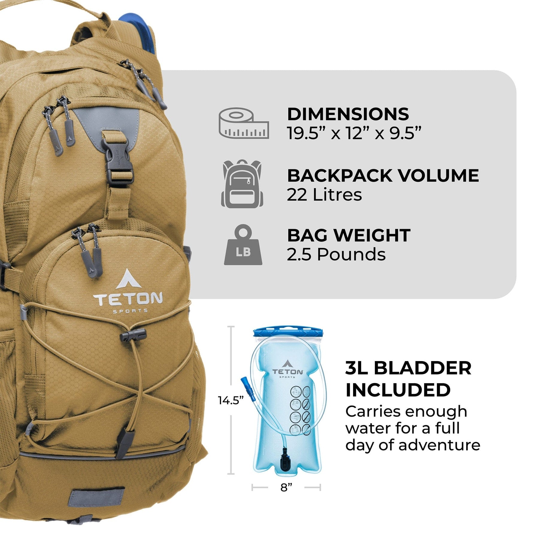 TETON Sports Oasis Hydration Packs