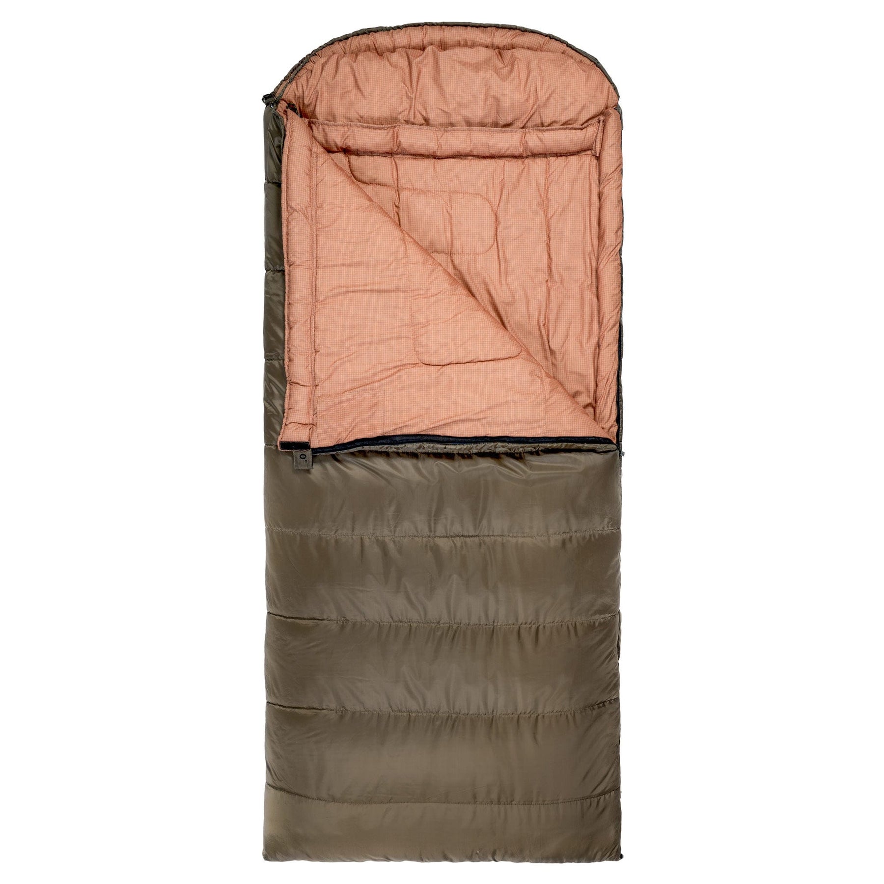 TETON Sports Celsius XXL 0˚F Sleeping Bag Left Zipper / Green & Tan 100L