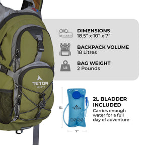 TETON Sports Oasis 1100 Hydration Pack